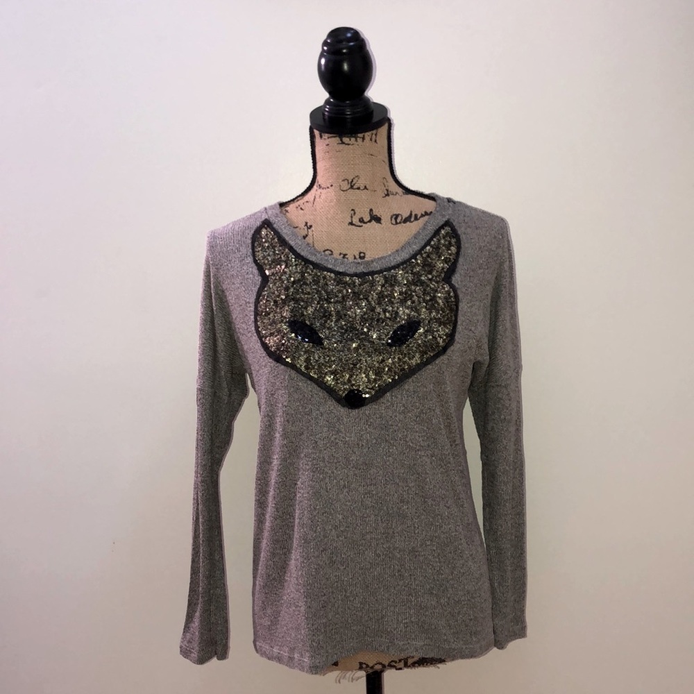 Long Sleeve Animal Sweater